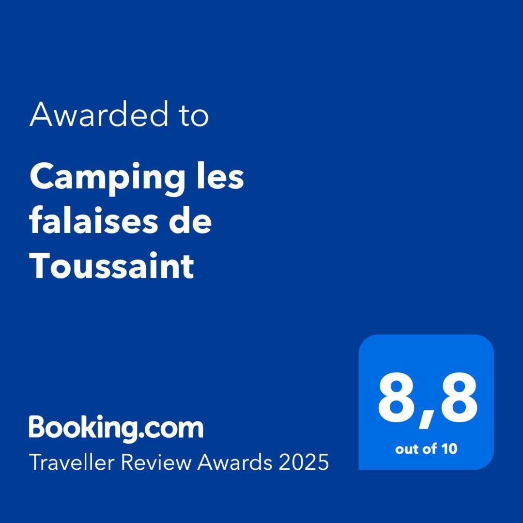 Camping Les Falaises De Toussaint Екстериор снимка